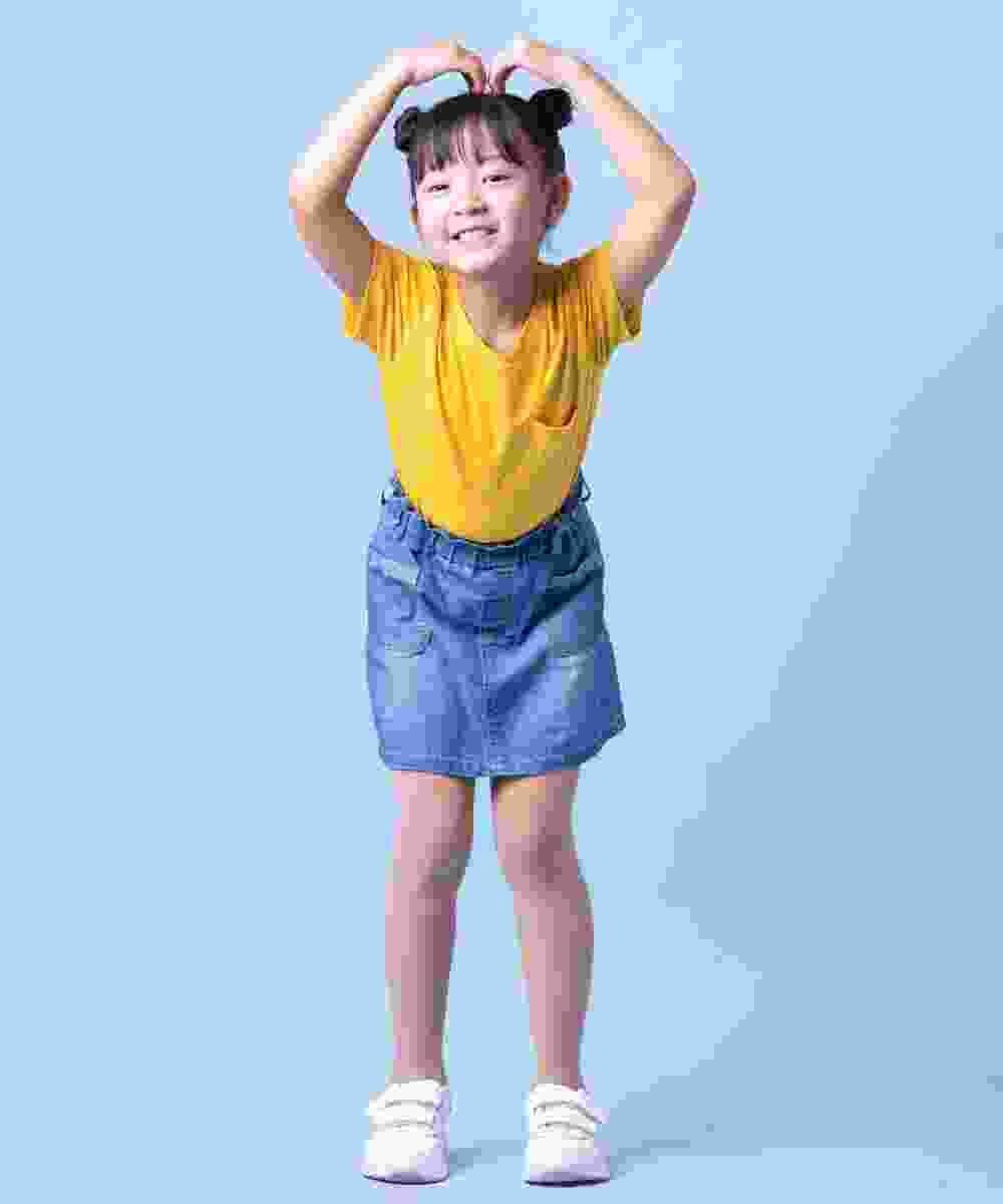 Jean Skirt With Tops